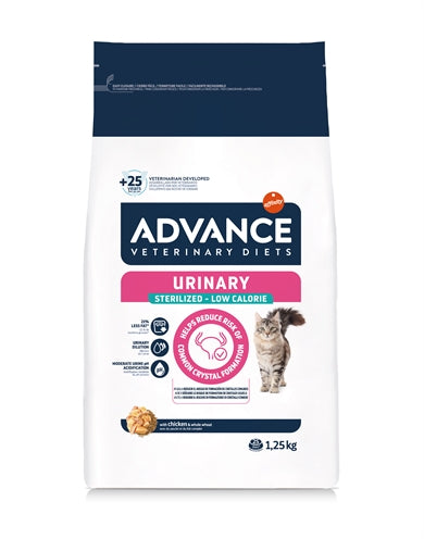 Advance Veterinary Diet Cat Urinary Sterilized Minder Calorieën - Verdurra