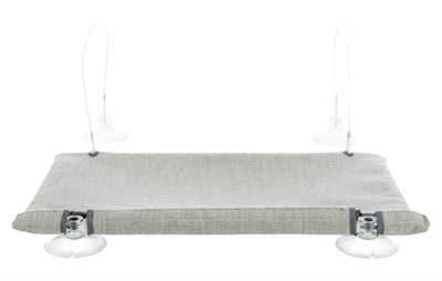 Trixie Kattenmand Hangmat Raam Velours Grijs - Verdurra