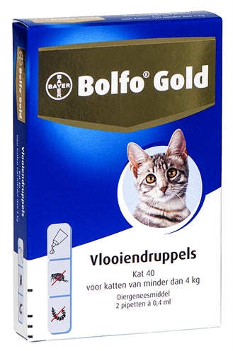 Bolfo Gold Kat Vlooiendruppels - Verdurra