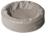 Bia Bed Kunstleer Hoes Hondenmand Taupe