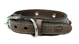 Sazzz Zzzsazzz Halsband Hond Boho Treasure Stone Vintage Leer Bruin