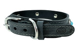 Sazzz Zzzsazzz Halsband Hond Boho Treasure Stone Vintage Leer Antraciet