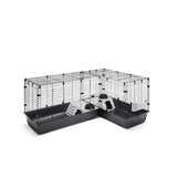 Savic Clubix Corner Knaagdierkooi Zwart