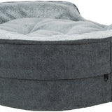 Trixie Vital Hondenmand Lino Soft Ovaal Grijs / Lichtgrijs