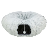 Trixie Harvey Pluche Speeltunnel / Donut Wit / Grijs