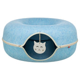 Trixie Speeldonut Vilt Blauw