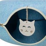 Trixie Speeldonut Vilt Blauw