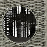 Trixie Kattenmand Amalia Hoekig Polyrattan Grijs