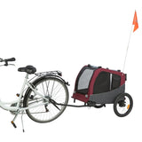 Trixie Hondenfietskat Grijs / Rood